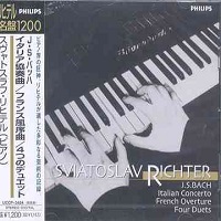 Philips Japan 1200 : Richter - Bach Duettos, Italian Concerto