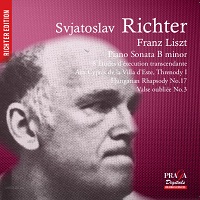 Praga Richter Edition : Richter - Liszt Sonata, Etudes
