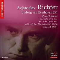 Praga Richter Edition : Richter - Beethoven Sonatas 3, 7, 12 & 22

