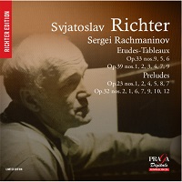 Praga Richter Edition : Richter - Rachmaninov Works