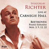 Regis : Richter - Beethoven Sonatas 3, 9, 12 & 22