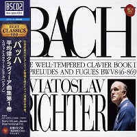 Sony Japan : Richter - Bach Well-Tempered Clavier Book I
