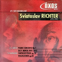 Supraphon : Richter - Bach, Schumann