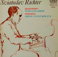Artia : Richter - Mussorgsy, Prokofiev