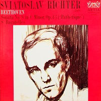 Artia : Richter - Beethoven Sonata No. 8, Bagatelles