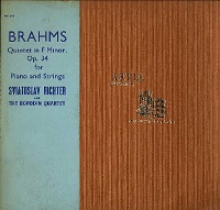 Artia : Richter - Brahms Piano Quintet