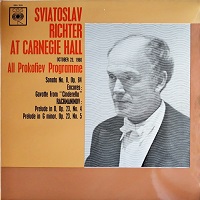 CBS At Carnegie Hall : Richter - Prokofiev, Rachmaninov
