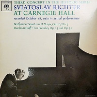 Columbia : Richter - Carnegie Hall Volume 03