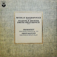 Columbia Japan : Rostropovich - Prokofiev, Shostakovich Cello Sonatas