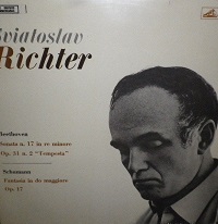 La Voce del Padrone : Richter - Beethoven, Schumann