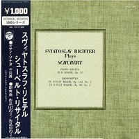 Nippon Columbia : Richter - Schubert Sonata No. 17, Impromptus