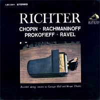 RCA : Richter - Rachmaninov, Ravel