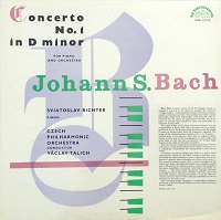 Supraphon : Richter - Bach Concerto No. 1