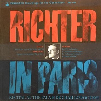 Vanguard Classics : Richter - Paris Recital