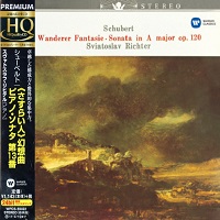 Warner Classics Japan : Richter - Schubert Sonata No. 13, Wanderer Fantasy
