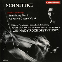 Chandos : Postnikova - Schnittke Concerto Grosso No. 6, Symphony No. 8