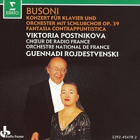 Erato : Postnikova - Busoni Concerto, Fantasia Contrappunistica
