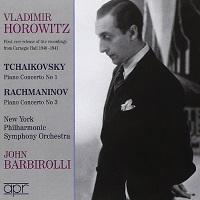 Apr : Horowitz - Rachmaninov, Tchaikovsky
