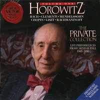 BMG Classics RCA Red Seal : Horowitz - The Private Collection Volume 01