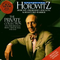 BMG Classics RCA Red Seal : Horowitz - The Private Collection Volume 02