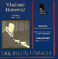 Enterprise Piano Library : Horowitz - Brahms, Kabalevsky