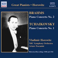 Naxos Great Pianists : Horowitz - Brahms, Tchaikovsky