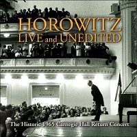 Sony Classical : Horowitz - Live and Unedited