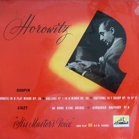 HMV : Horowitz - Chopin, Liszt