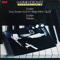 RCA Japan : Horowitz - Scriabin Piano No. 3, Preludes