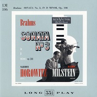 RCA Victor : Horowitz - Brahms Violin Sonata No. 3 