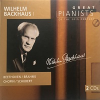 Great Pianists of the 20th Century : Backhaus - Volume 08