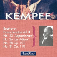 Archipel : Kempff - Beethoven Sonatas 23, 26, 28 & 31