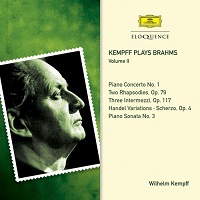 Australian Eloquence DG : Kempff - Brahms Volume 02