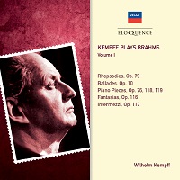 Australian Eloquence Decca : Kempff - Brahms Volume 01