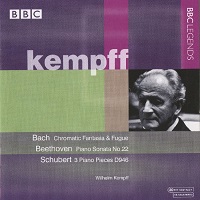 BBC Legends : Kempff - Bach, Beethoven Schubert
