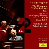 Deutsche Grammophon 2 CD : Kempff - Beethoven Violin Sonatas Volume 01