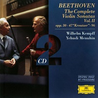 Deutsche Grammophon 2 Cd : Kempff - Beethoven Violin Sonatas Volume 02