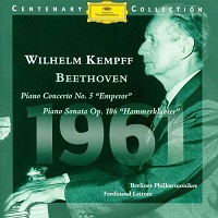 Deutsche Grammophon Centenary Collection : Kempff - Beethoven Concerto No. 5, Sonata No. 29