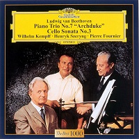 Deutsche Grammophon Japan Best 1000 : Kempff - Beethoven Piano Trio No. 7, Cello Sonata No. 3