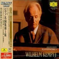 Deutsche Grammophon Japan Kempff Edition : Kempff - Brahms Works Volume 01