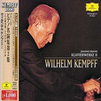 Deutsche Grammophon Kempff Edition : Kempff - Brahms Works Volume 02