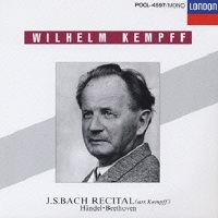 London Japan : Kempff - Bach, Kempff