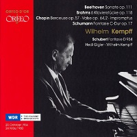 Orfeo : Kempff - Beethoven, Brahms, Schumann