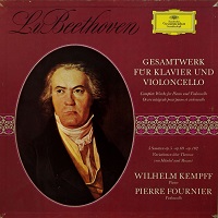 Deutsche Grammophon : Kempff -Beethoven Cello Sonatas