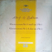 Deutsche Grammophon : Kempff - Beethoven Sonatas 1 & 2