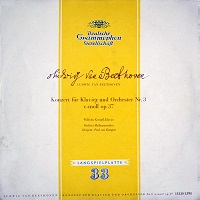 Deutsche Grammophon : Kempff - Beethoven Concerto No. 3