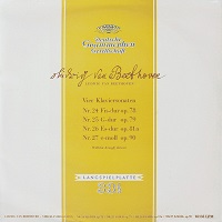 Deutsche Grammophon : Kempff - Beethoven Sonatas 24 - 27