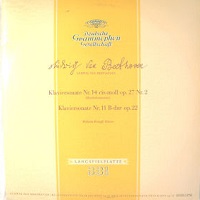 Deutsche Grammophon : Kempff - Beethoven Sonatas 11 & 14