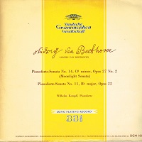 Deutsche Grammophon : Kempff - Beethoven Sonatas 11 & 14