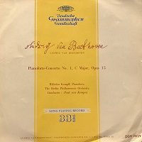 Deutsche Grammophon : Kempff - Beethoven Concerto No. 1